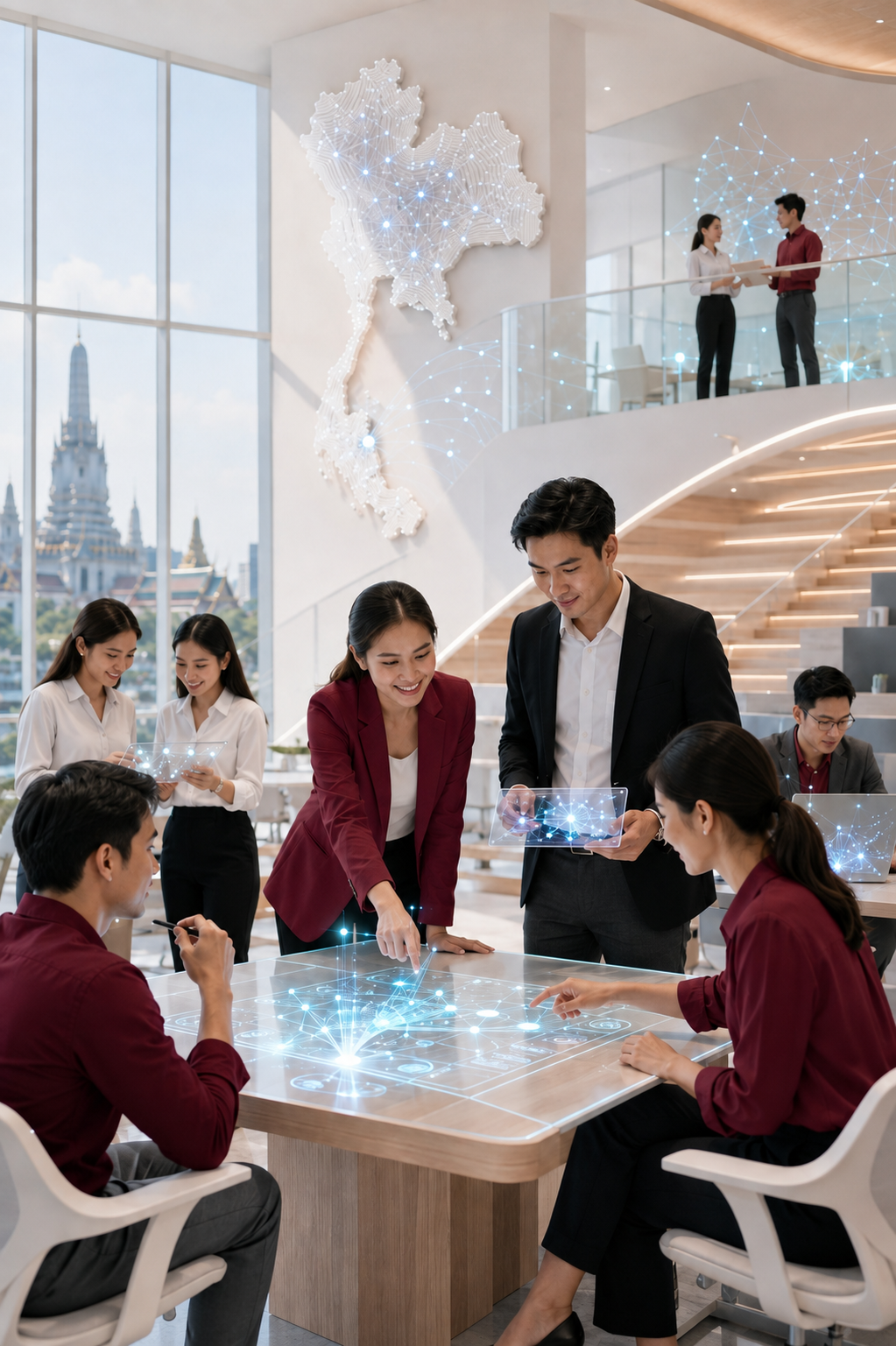 AI workforce team, Thailand